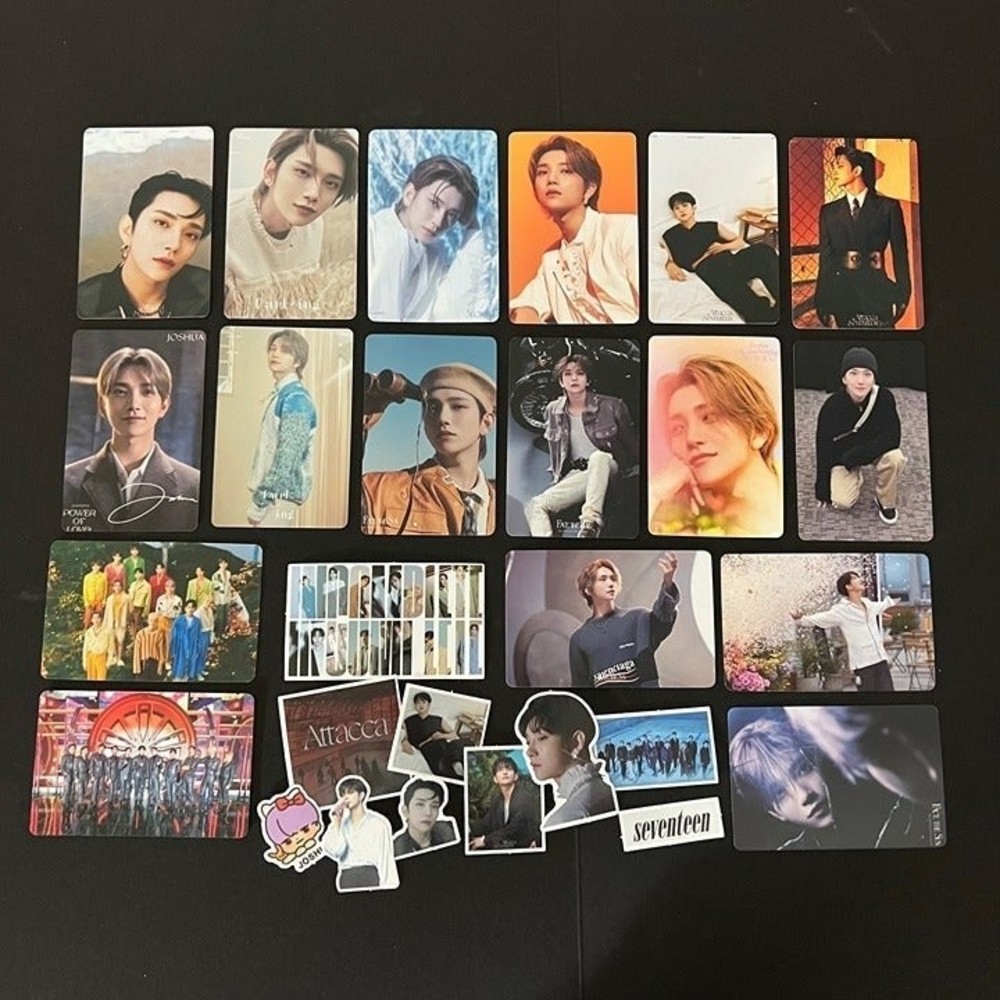 JOSHUA Photocards Seventeen 17 Jisoo KPOP Set Bias Pack Unofficial Cards Carats